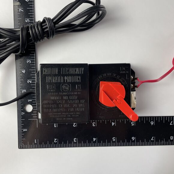 Vintage Bachmann 6607 Power Pack Hobby Transformer HO Scale Black - Picture 9 of 9